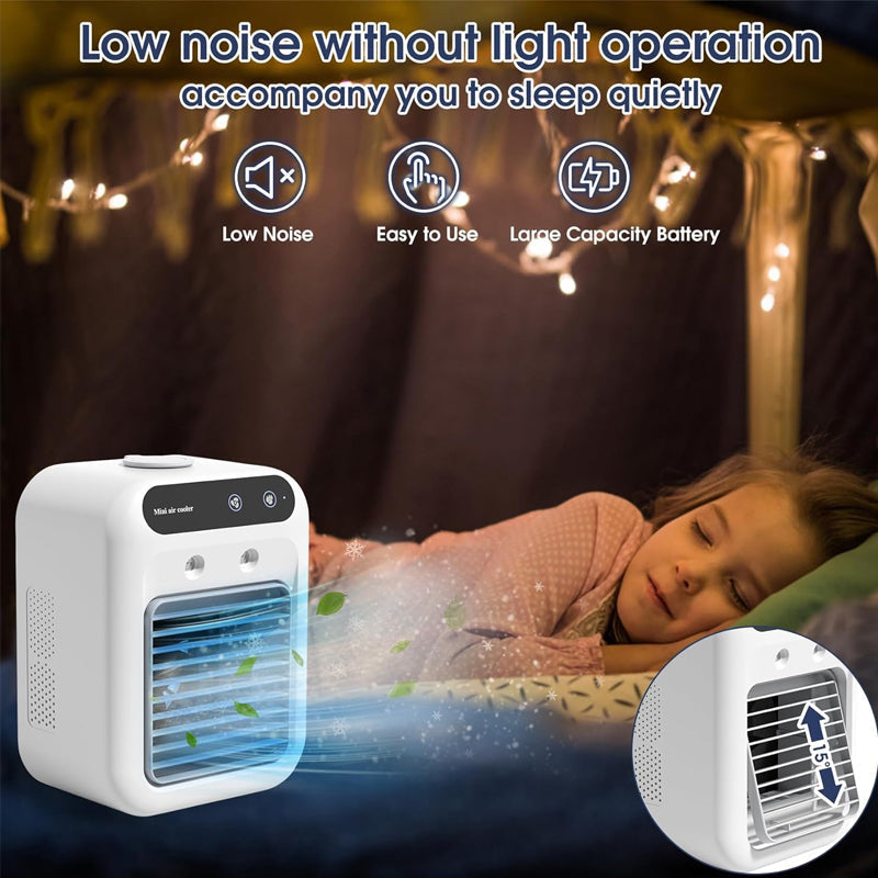 Mini Acondicionador de Aire Portátil Enfriador Humidificador